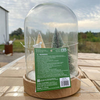 Thumbnail for Holiday Home Happy Holidays LED Cloche (12 Pcs Lot) - Discount Wholesalers Inc