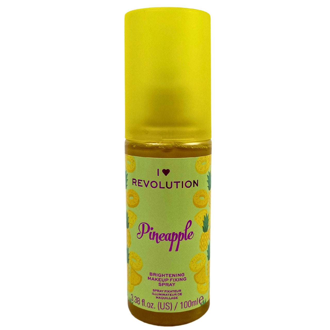 I Heart Revolution Pineapple Brightening Makeup Fixing Spray 3.38OZ (36 Pcs Lot) - Discount Wholesalers Inc