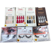 Thumbnail for KISS Assorted Mix - Includes Press On Naills,Eyelashes & Magnetic Liner (50 Pcs Lot) - Discount Wholesalers Inc