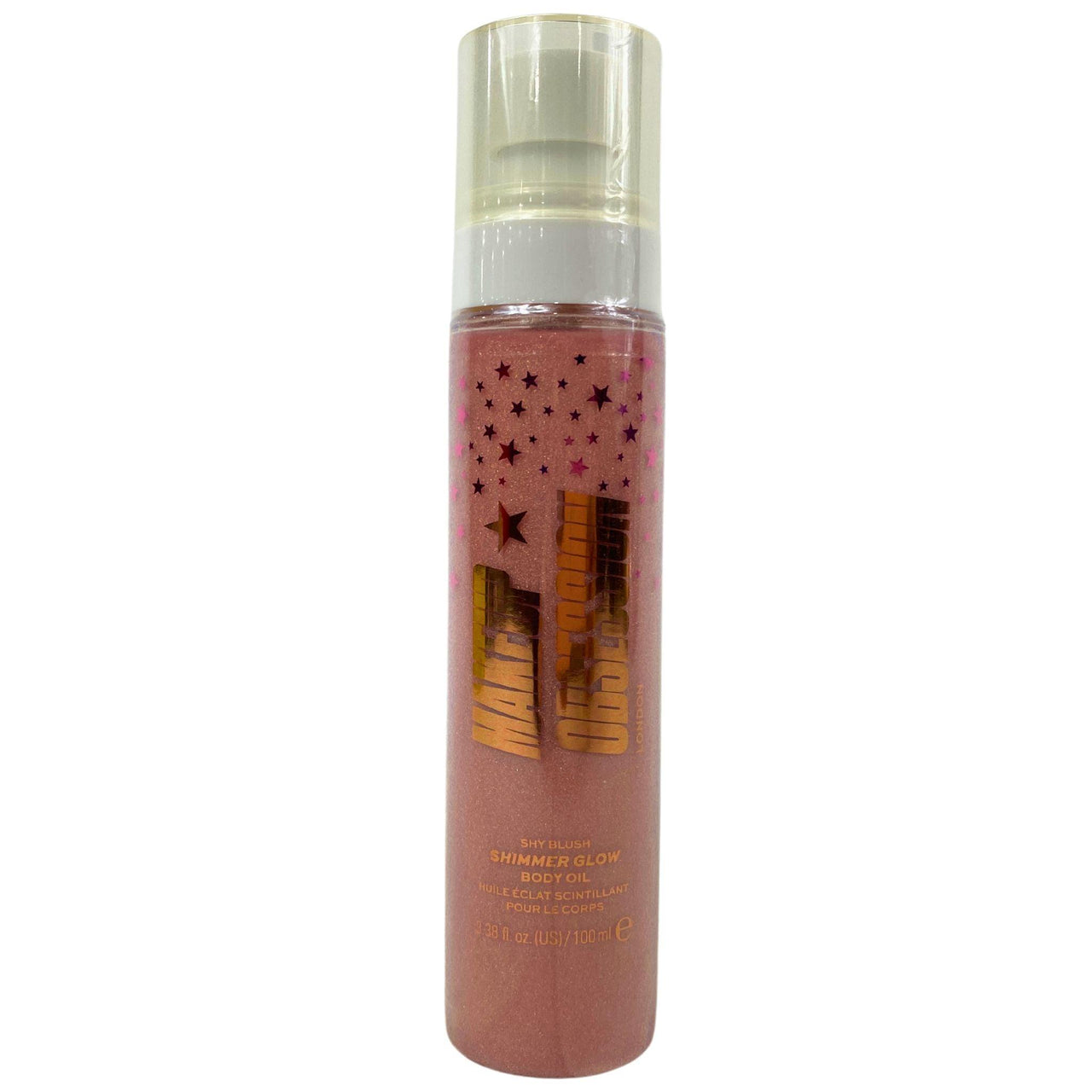 Makeup Obsession London Shy Blush Shimmer Glow Body Oil 3.38OZ (36 Pcs Lot) - Discount Wholesalers Inc