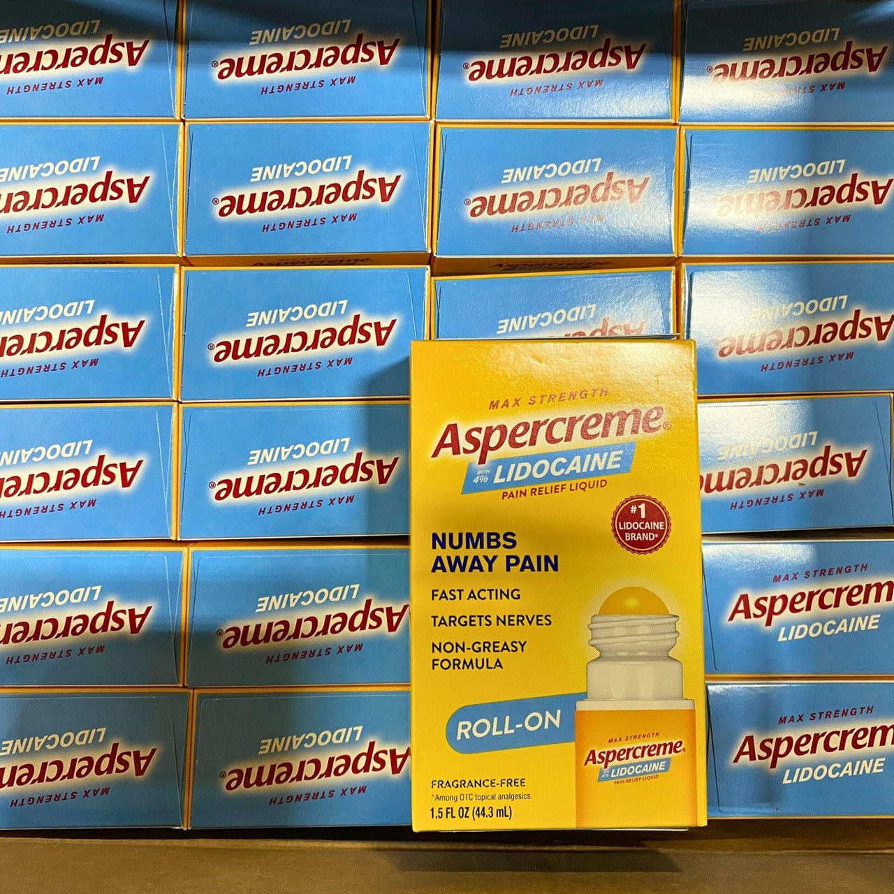 Max Strength Aspercreme with 4% Lidocaine (80 Pcs Lot) - Discount Wholesalers Inc