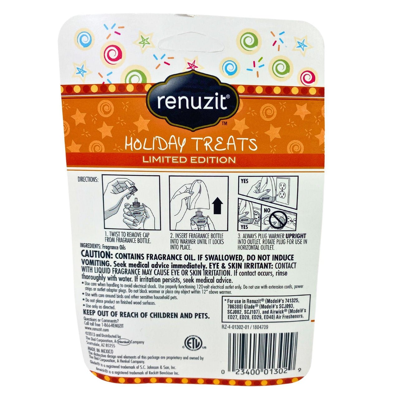 Renuzit "Holiday Treats" Limited Edition (60 Pcs Lot) - Discount Wholesalers Inc