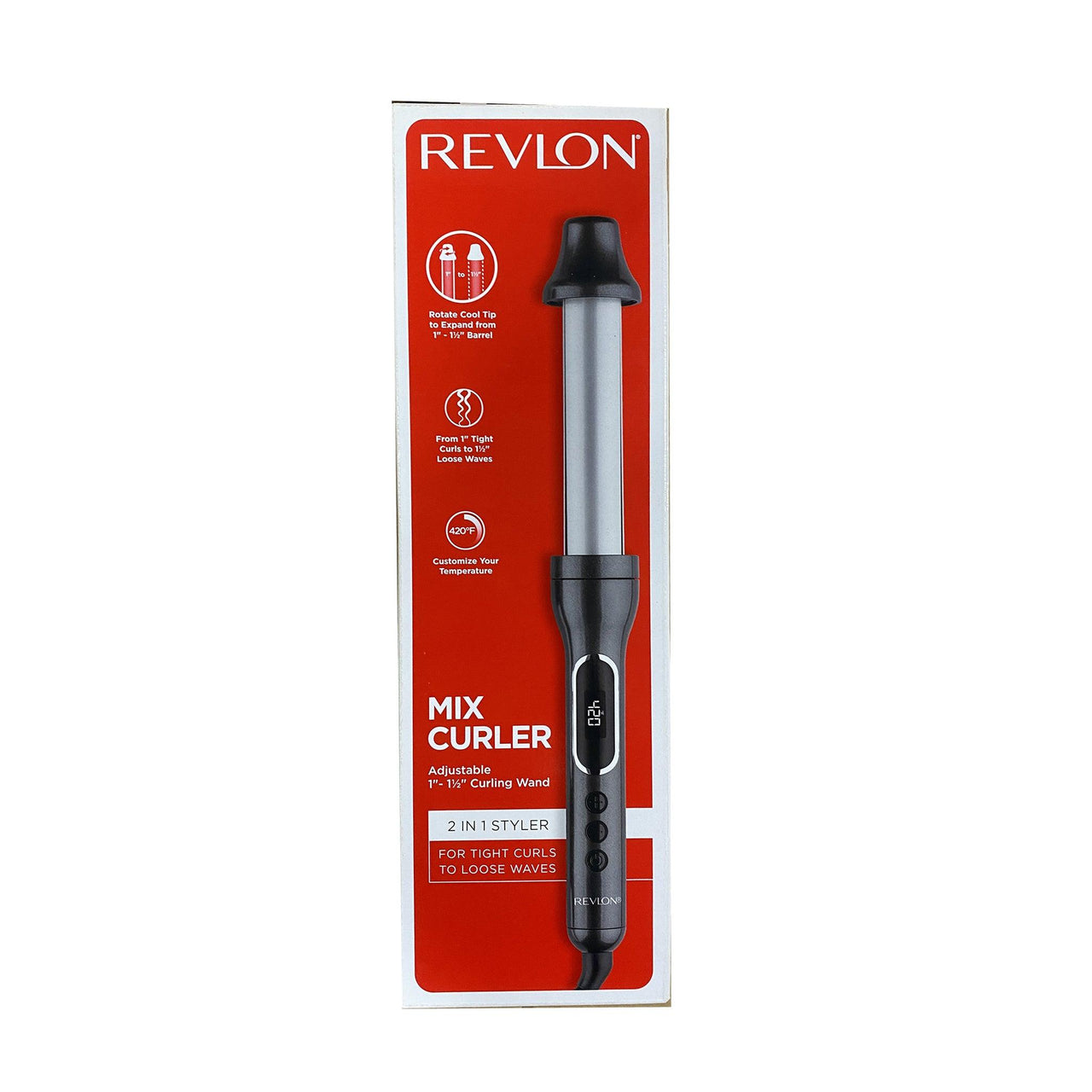 Revlon Adjustable Curling Wand (30 Pcs Lot) - Discount Wholesalers Inc