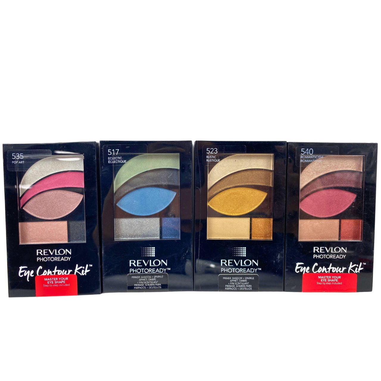 Revlon Photoready Eye Contour Kit Assorted Mix - primer,shadow + sparkle 0.1OZ (50 Pcs lot) - Discount Wholesalers Inc