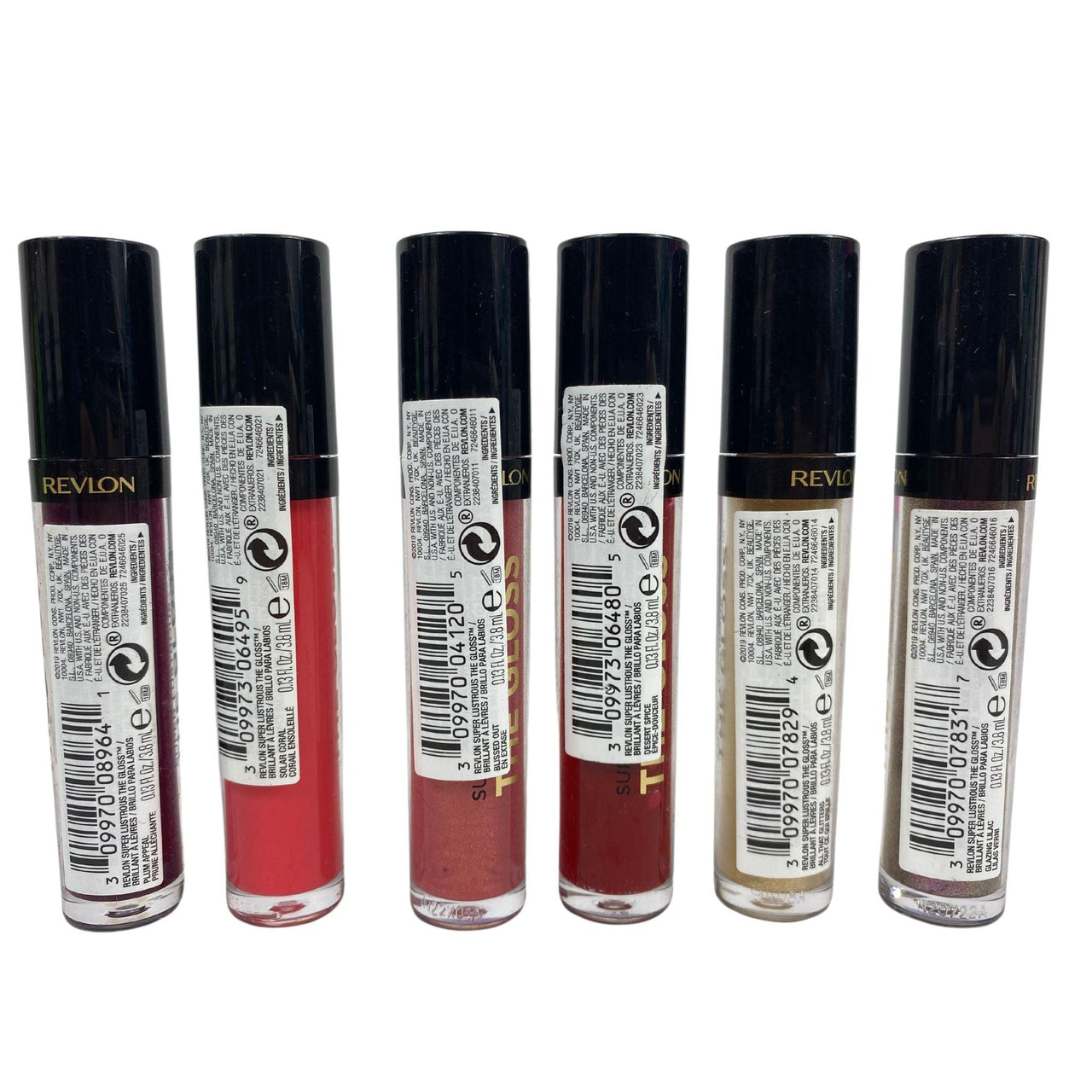 Revlon The Gloss Super Lustrous Assorted Mix 0.13OZ (50 Pcs Lot) - Discount Wholesalers Inc