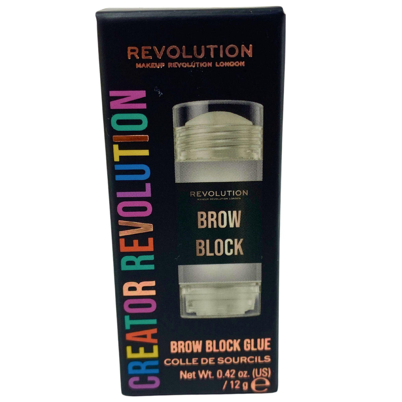 Revolution Brow Blocking Glue Smooths & Holds Brow Hairs In Place 0.42oz (72 Pcs Lot) - Discount Wholesalers Inc