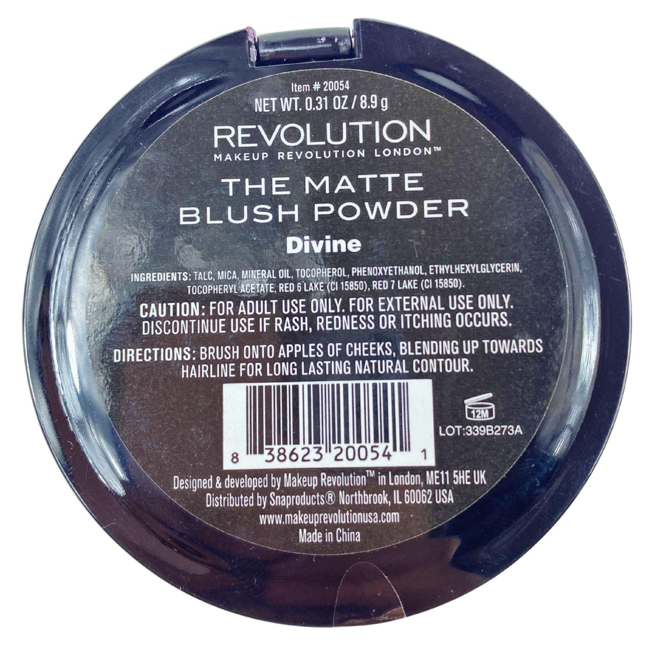 Revolution Makeup Revolution London The Matte Blush Powder Divine 0.31OZ (36 Pcs Lot) - Discount Wholesalers Inc