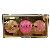 Thumbnail for Revolution Pro Blush & Glow Blush & Highlight Palette ROSE GLOW 3x0.1OZ (30 Pcs Lot) - Discount Wholesalers Inc