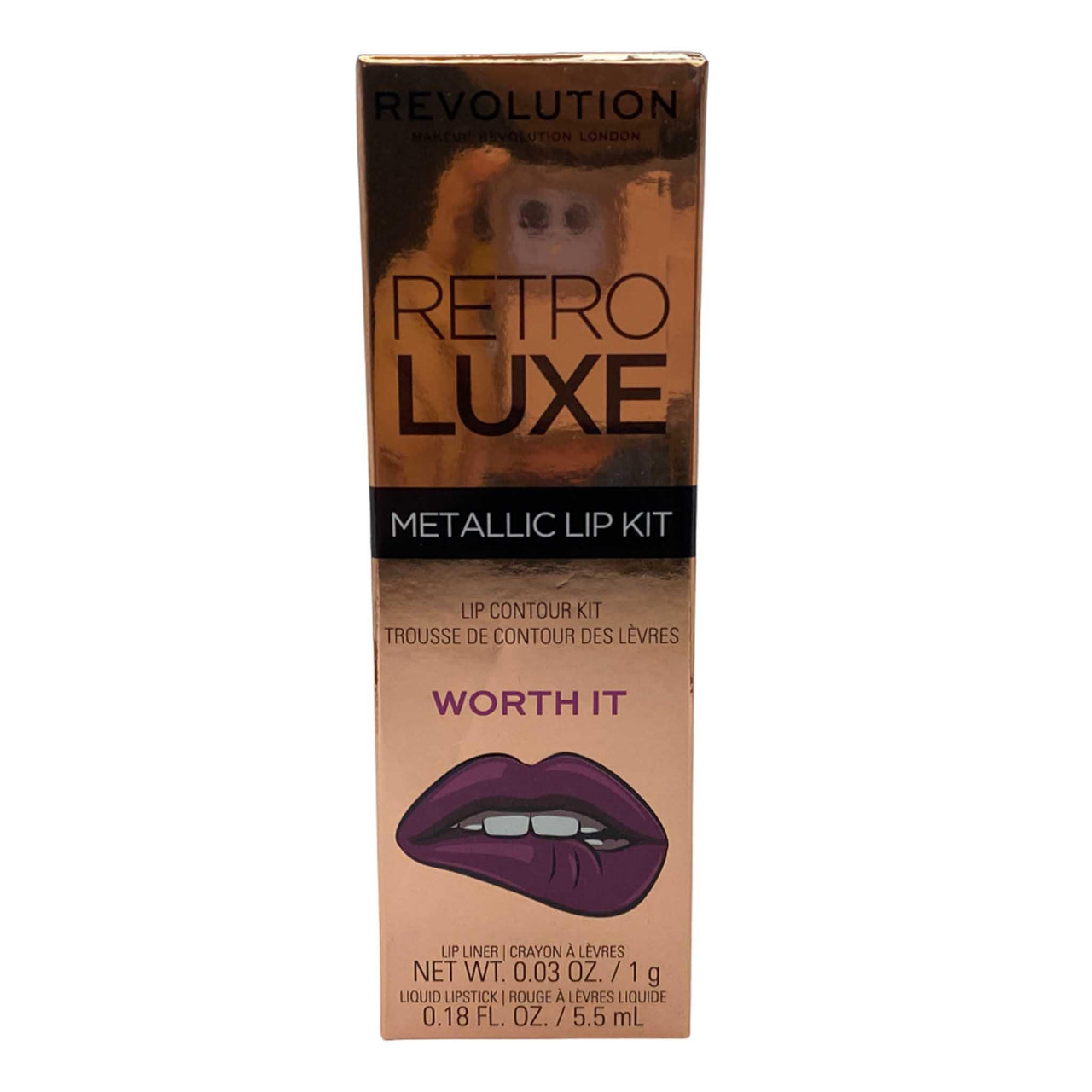 Revolution Retro Luxe Metallic Lip Kit (72 Pcs Box) - Discount Wholesalers Inc