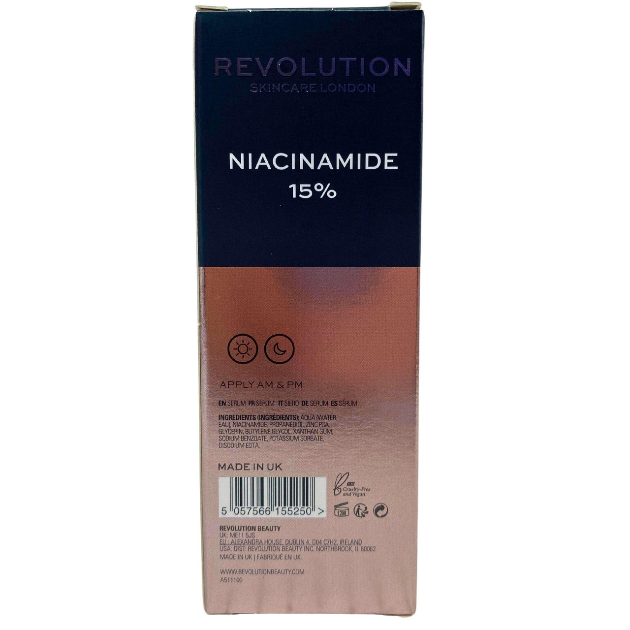 Revolution Skincare London Niacinamide 15% Blemish & Pore Refining Serum 1.01oz (36 Pcs Lot) - Discount Wholesalers Inc