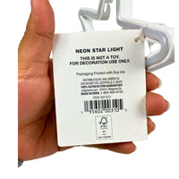 Thumbnail for Stars & Stripes Neon Star Light Lights Up (REQUIRES 3 AA Batteries) (40 Pcs Lot) - Discount Wholesalers Inc